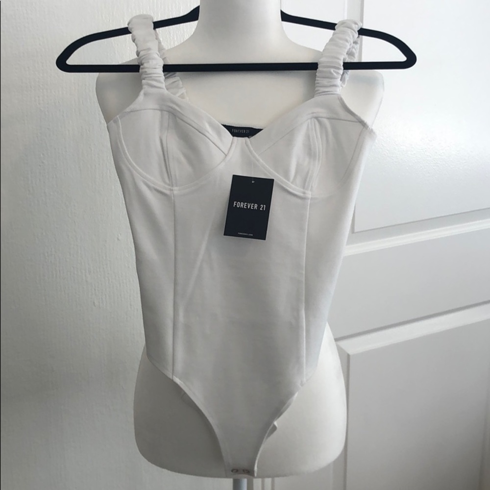 NWT White Bodysuit
